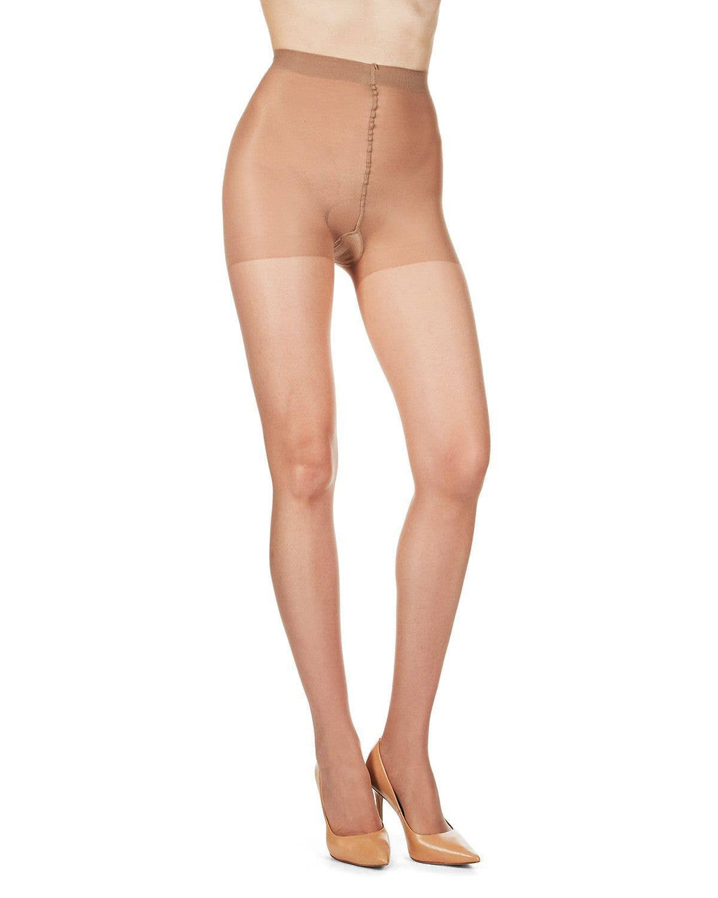 MeMoi Crystal Sheer Control Top Pantyhose