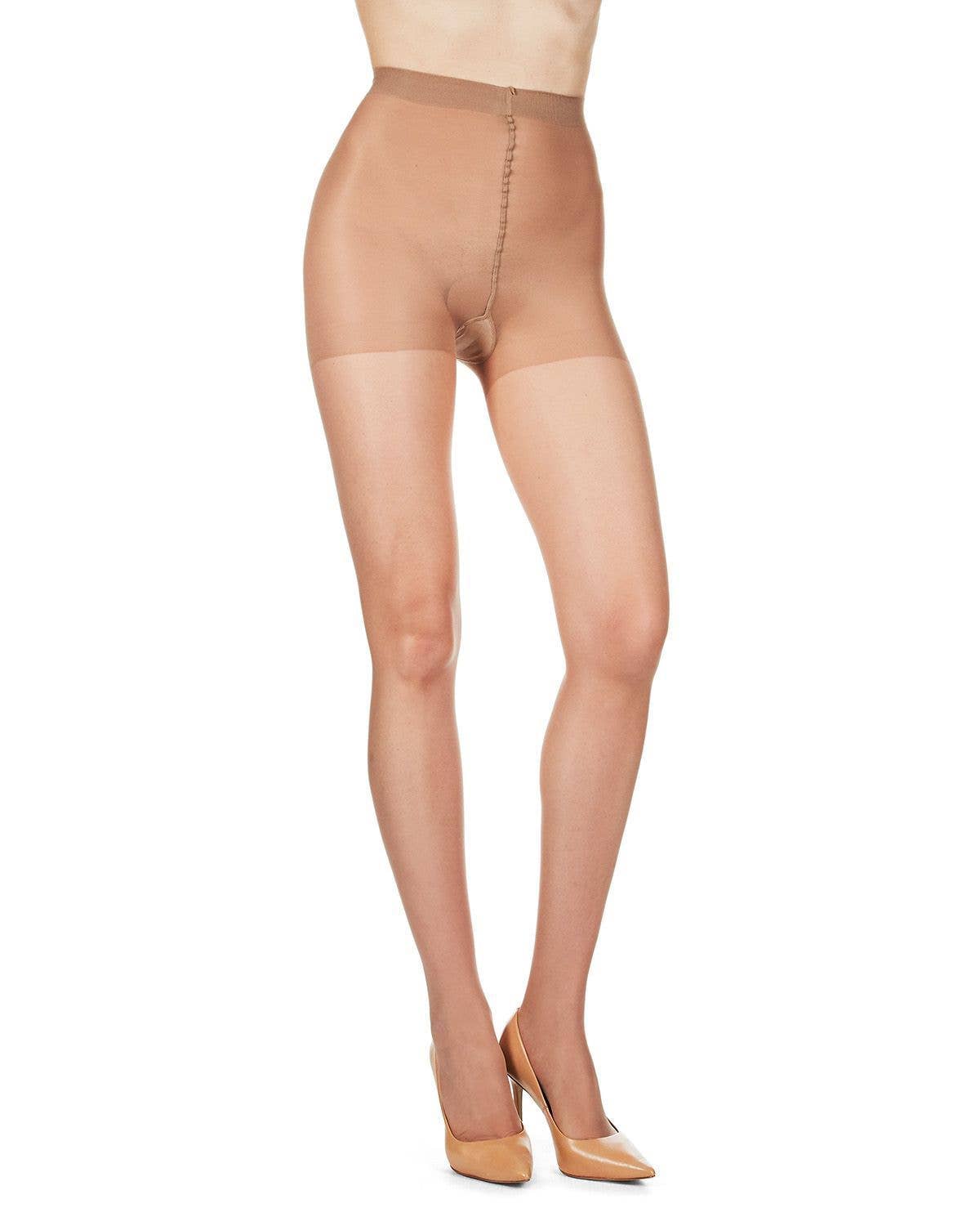 MeMoi Crystal Sheer Control Top Pantyhose