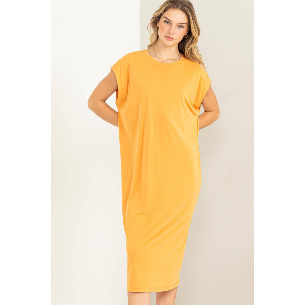 Pure Ease Midi Dress
