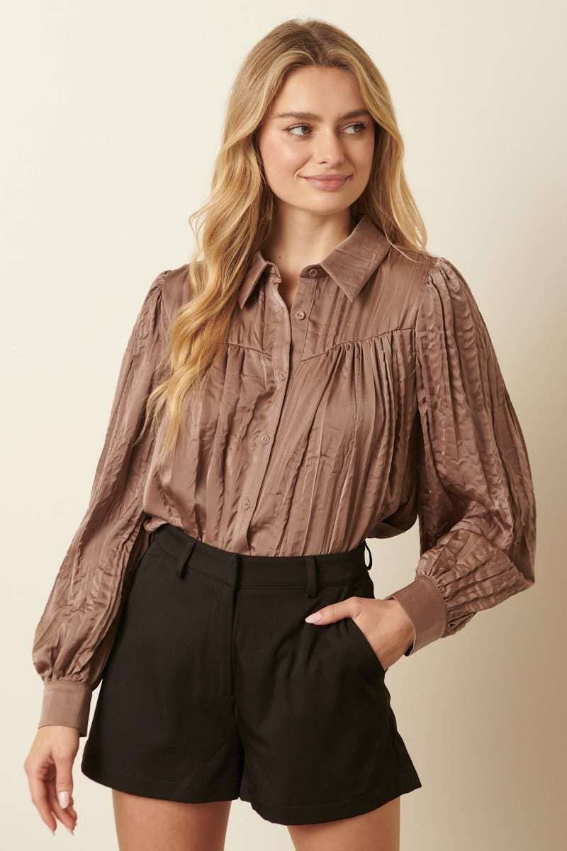 Crinkled Heirloom Blouse