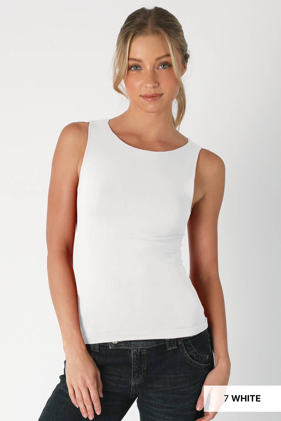 Niki Biki - Clean Line Boat Neck Tank Top