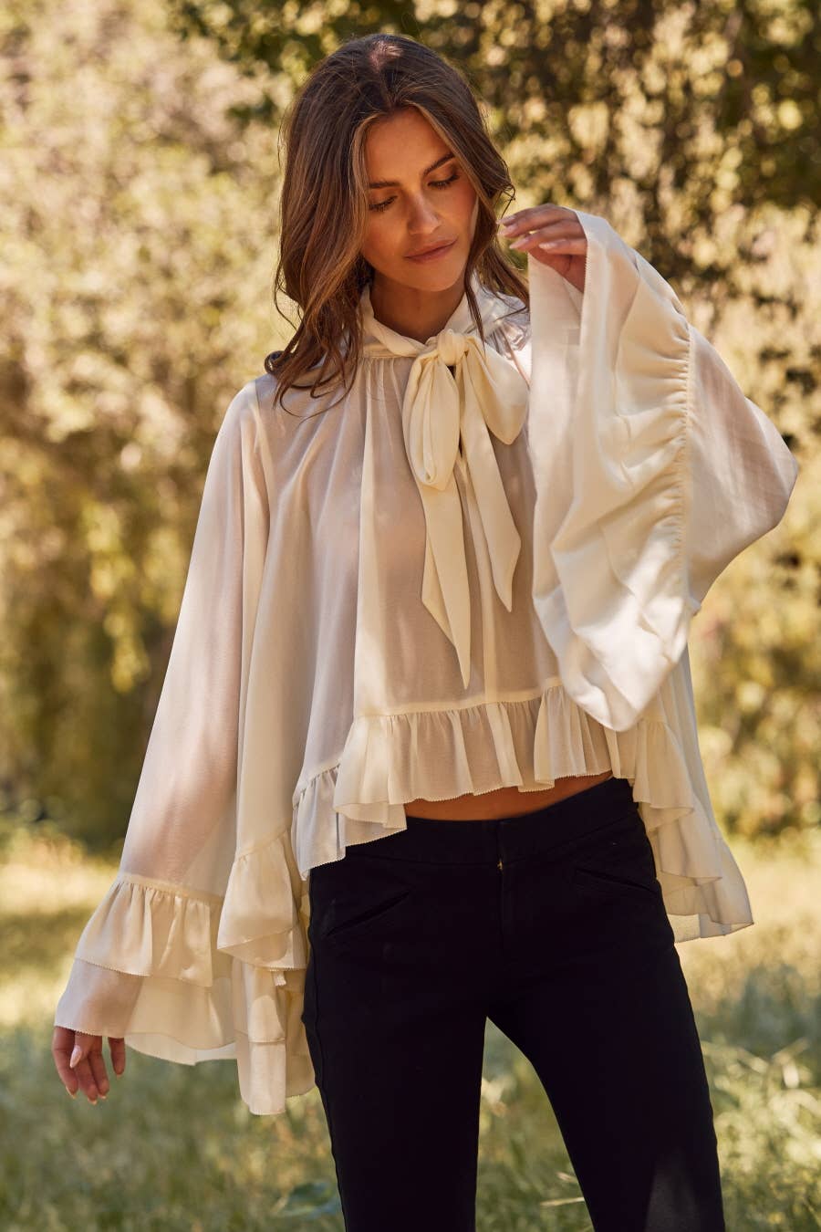 Covered in Calm Blouse