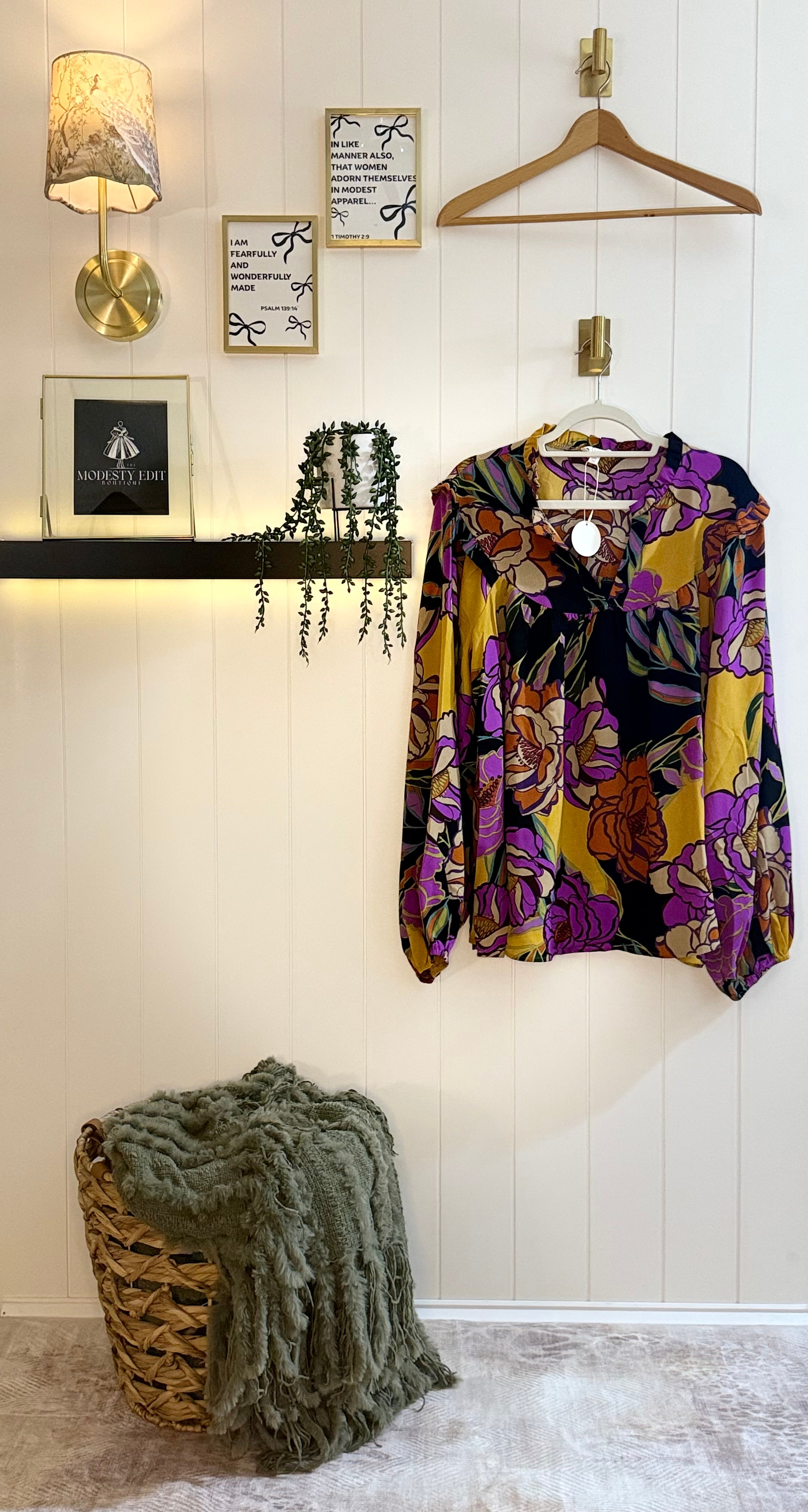 Petal Noir Blouse