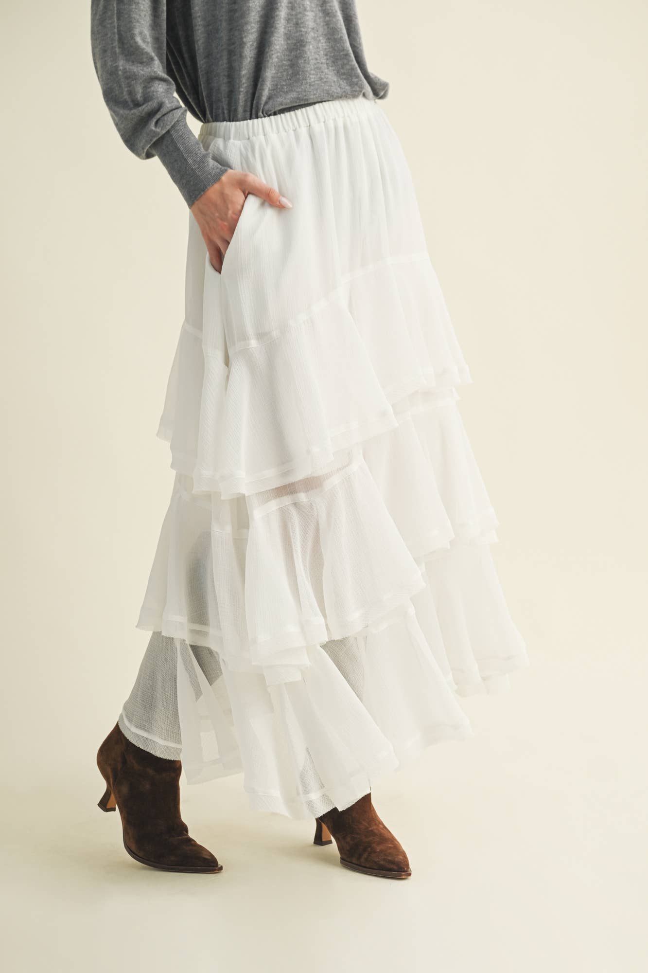 Cloudlight Tiered Skirt