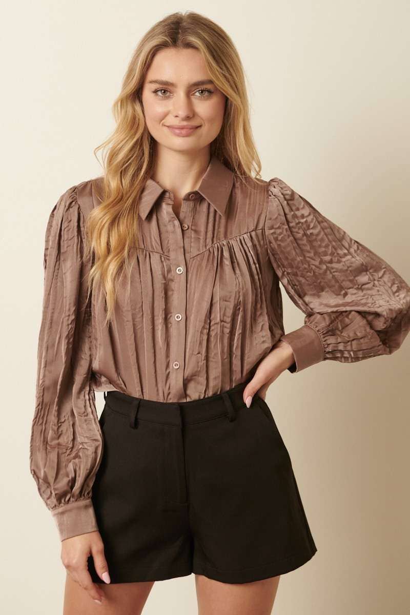 Crinkled Heirloom Blouse