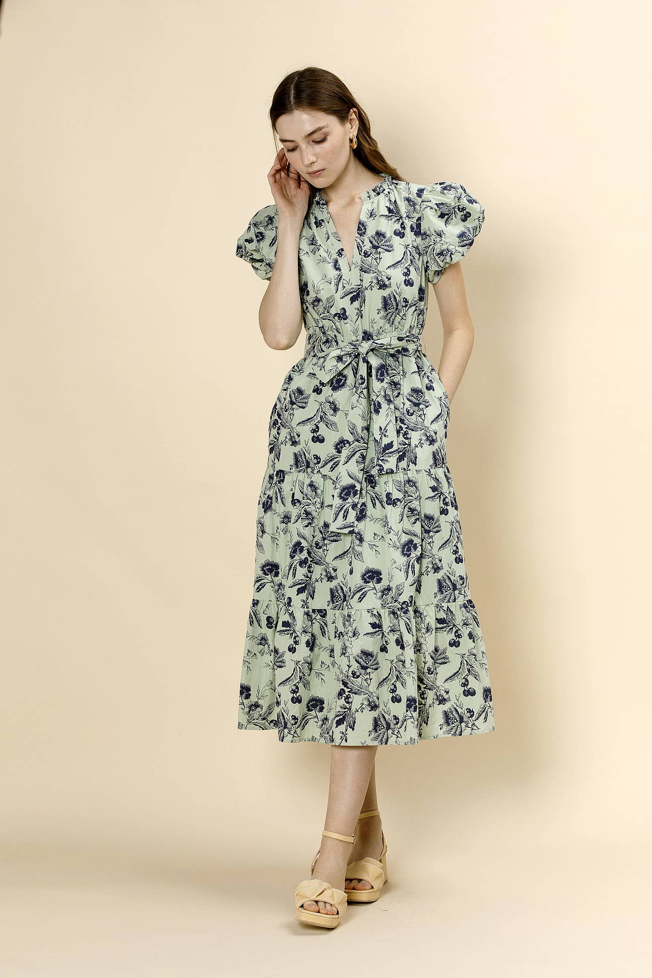The Blue Garden Waltz Dress