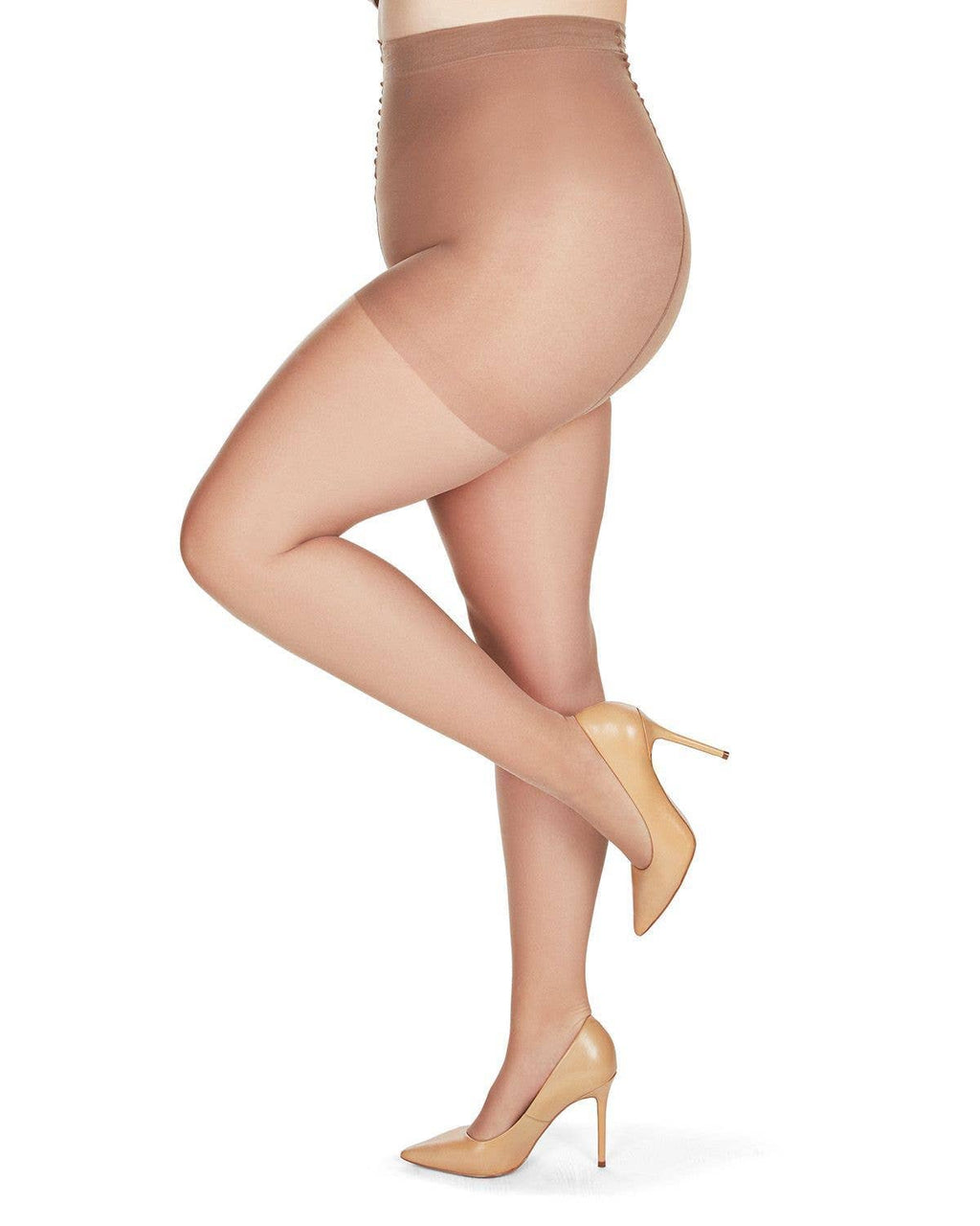 MeMoi Crystal Sheer Control Top Pantyhose