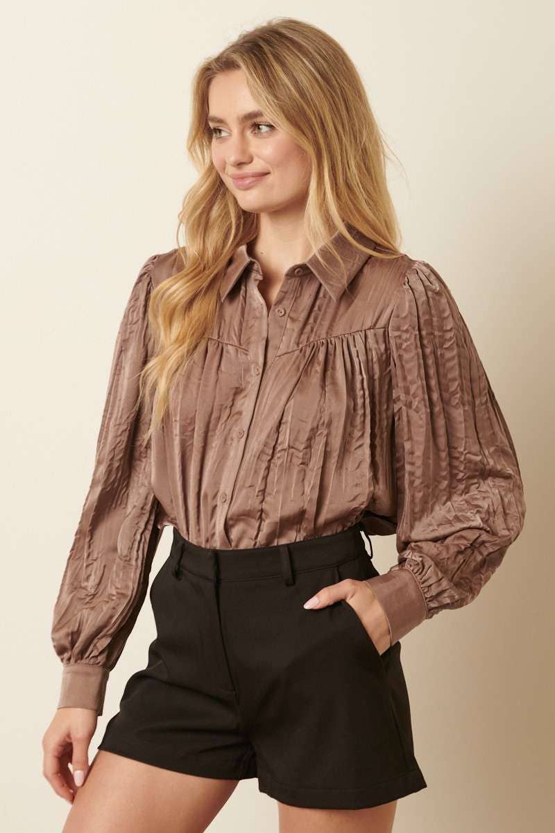 Crinkled Heirloom Blouse