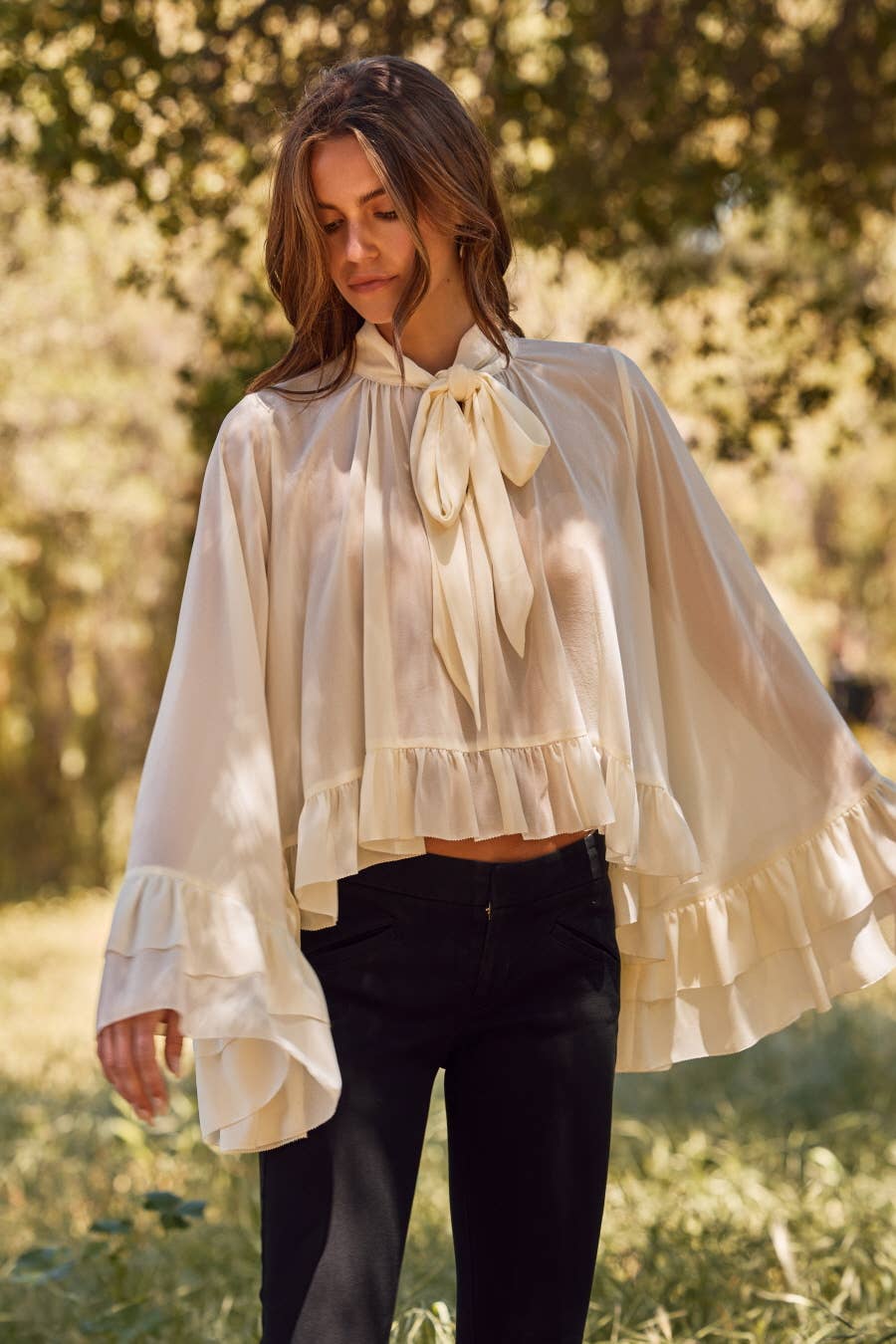 Covered in Calm Blouse