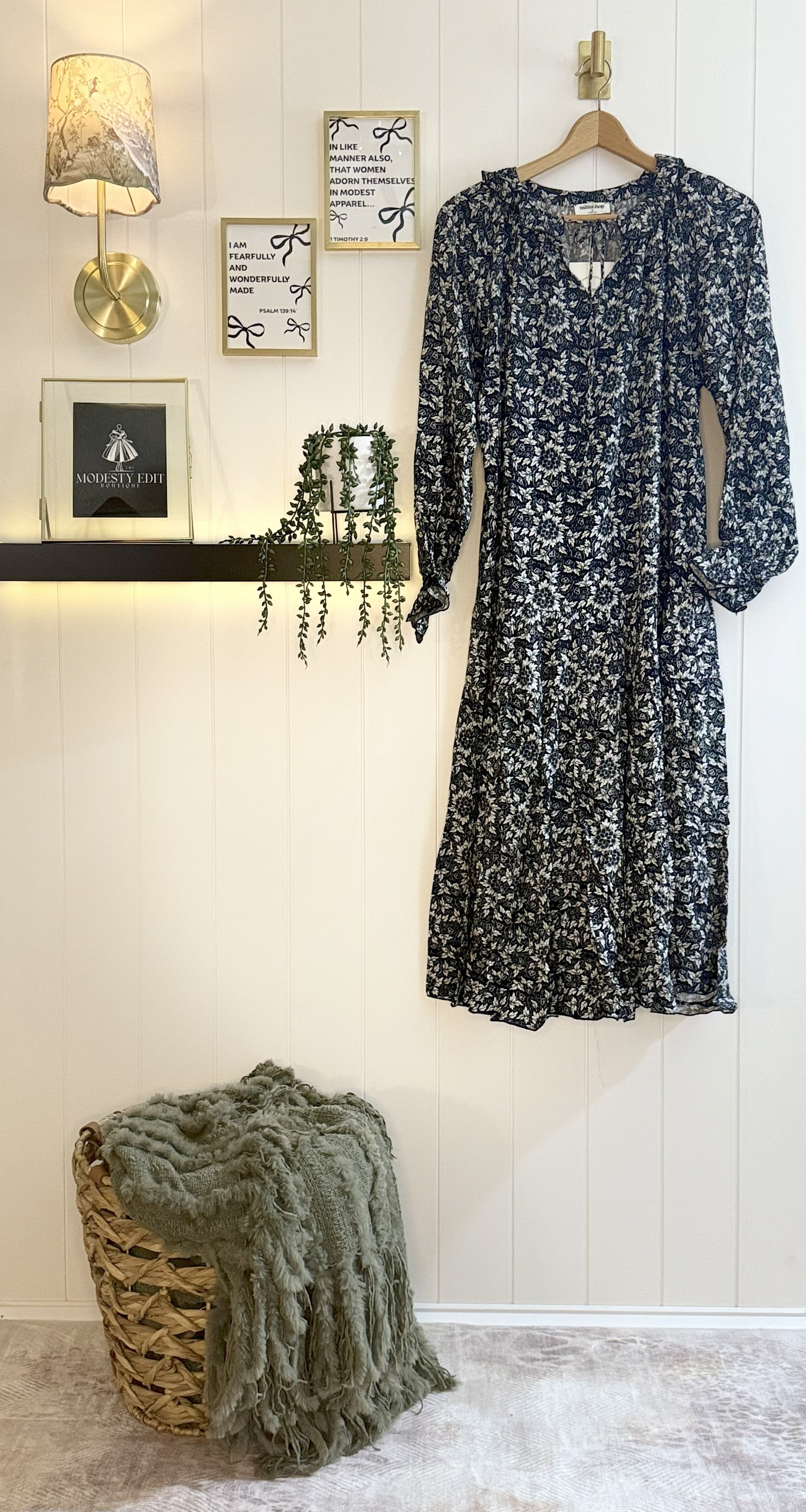 Blue Thistle Dress