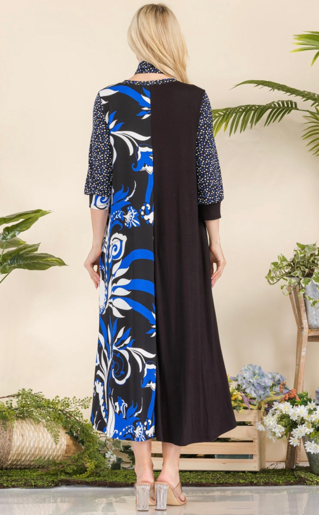 Polka Petal Dress - Plus