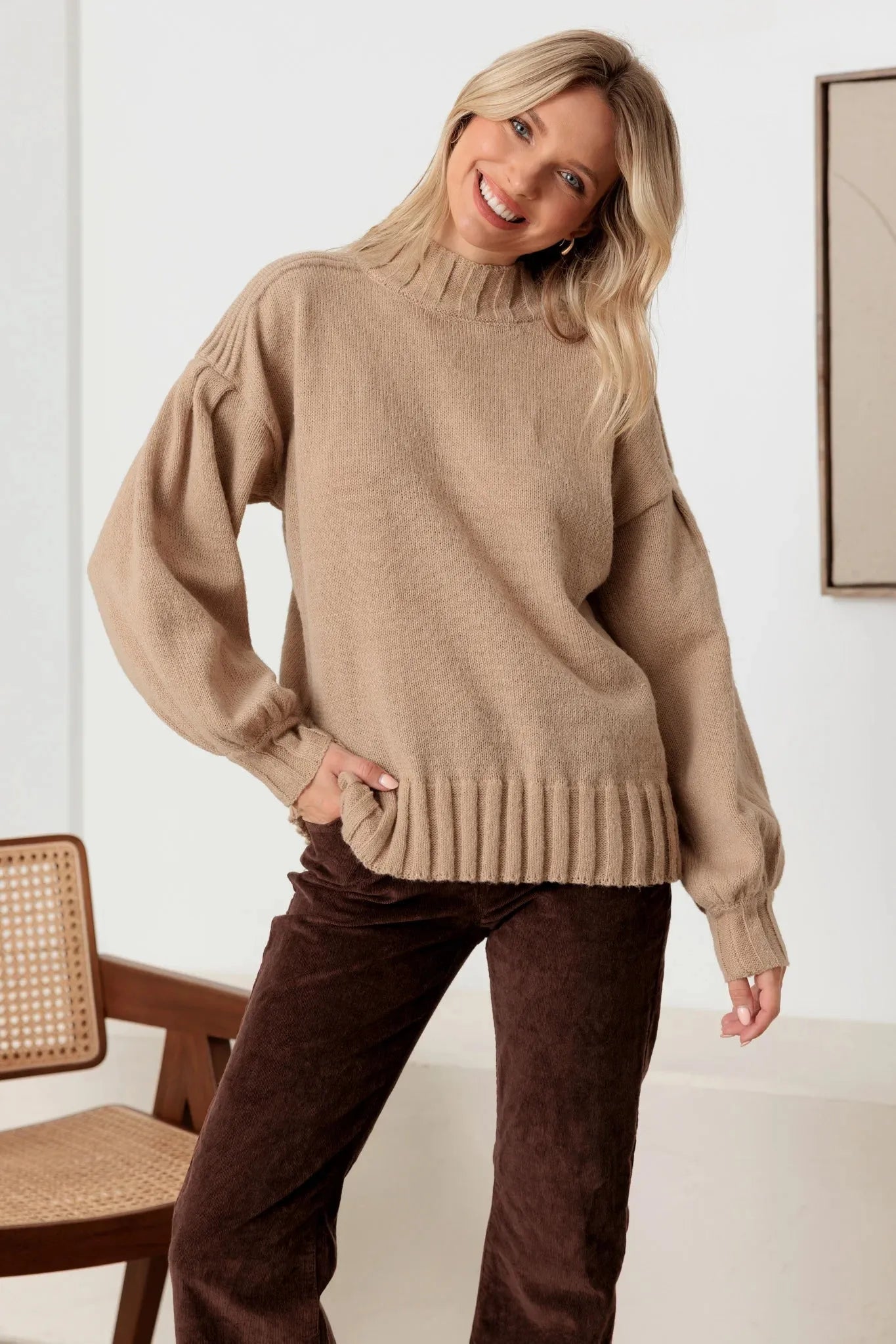 Quiet Collage Sweater Set