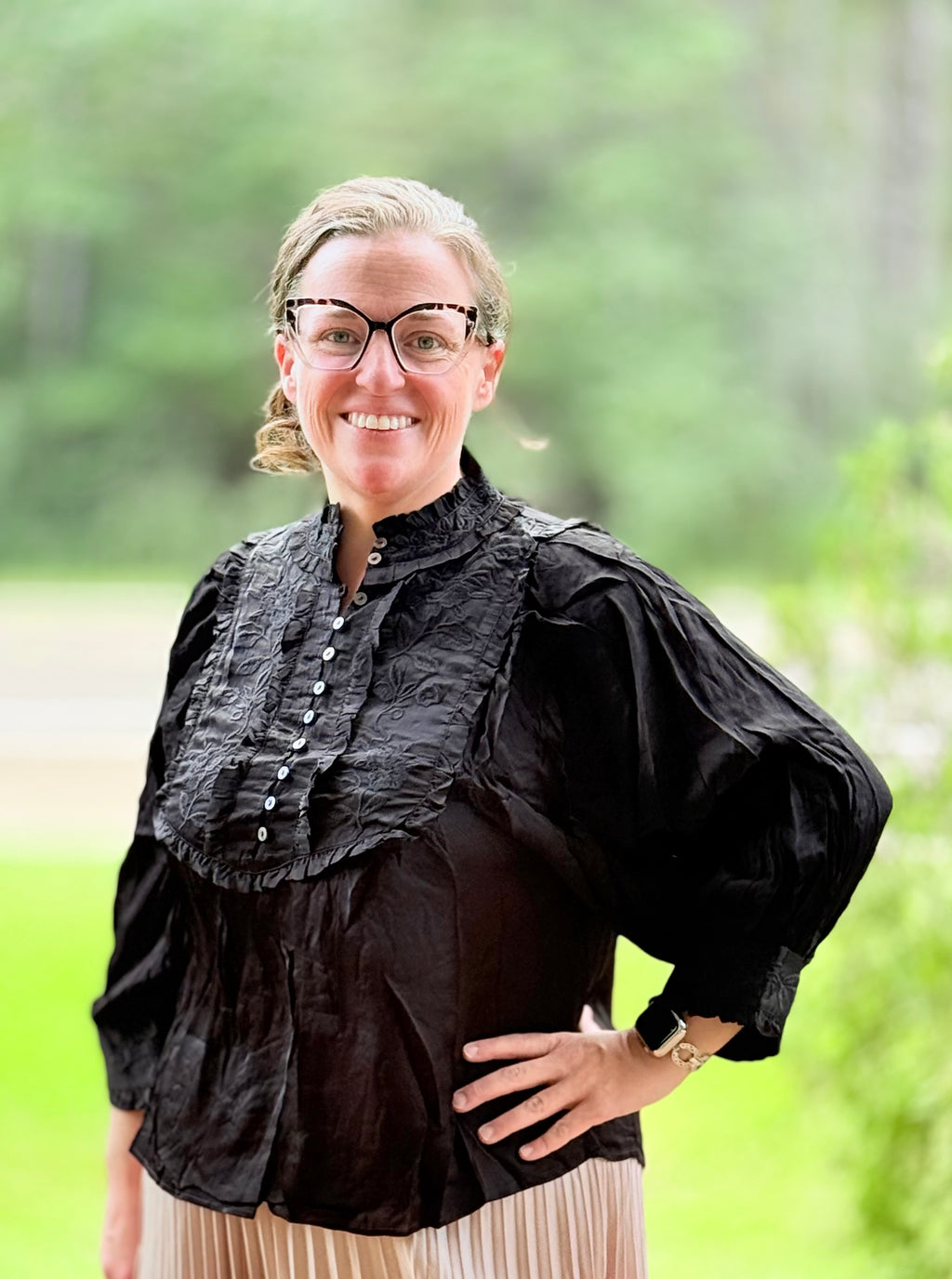 Eloise Ruffle Blouse