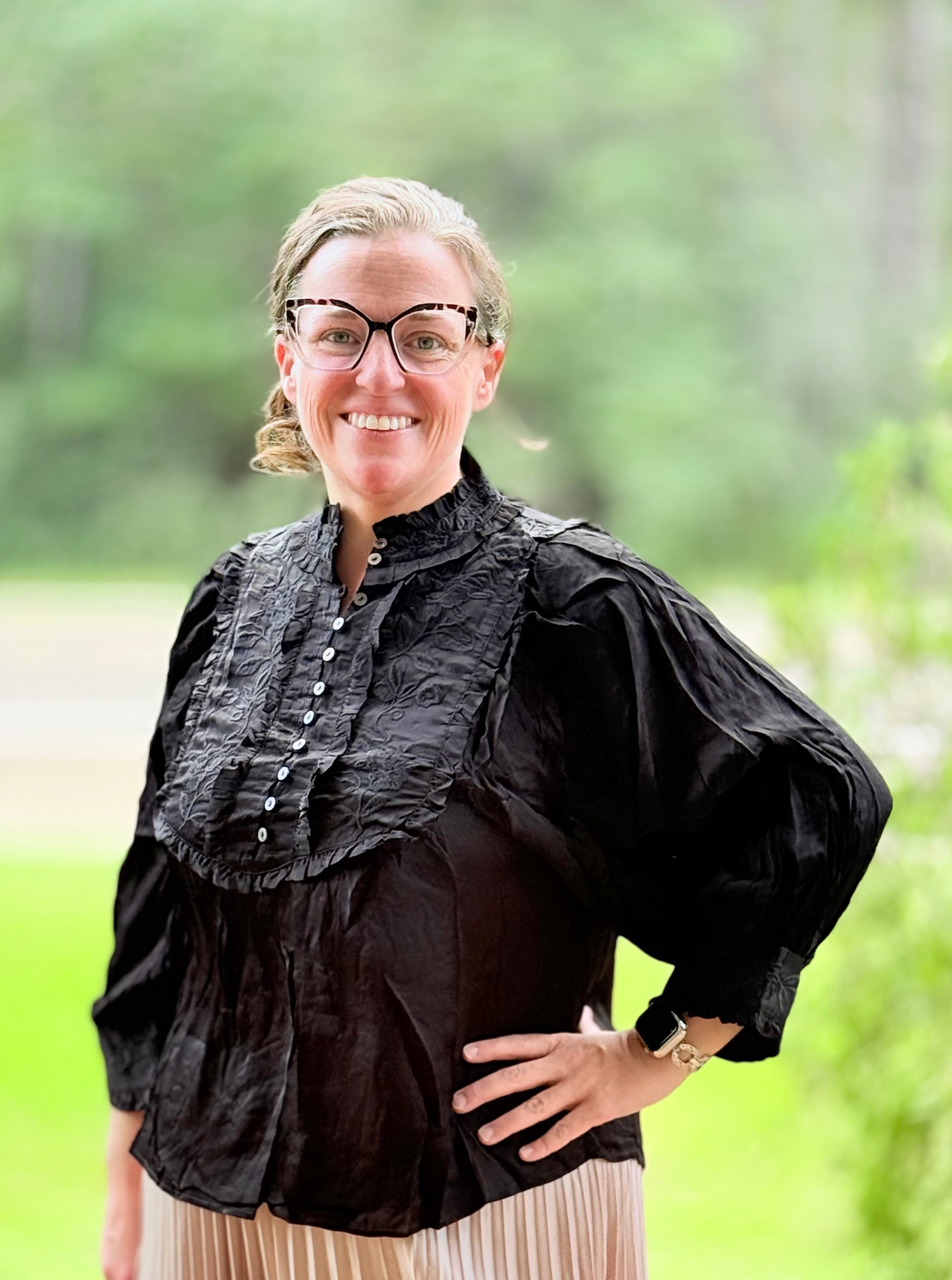 Eloise Ruffle Blouse