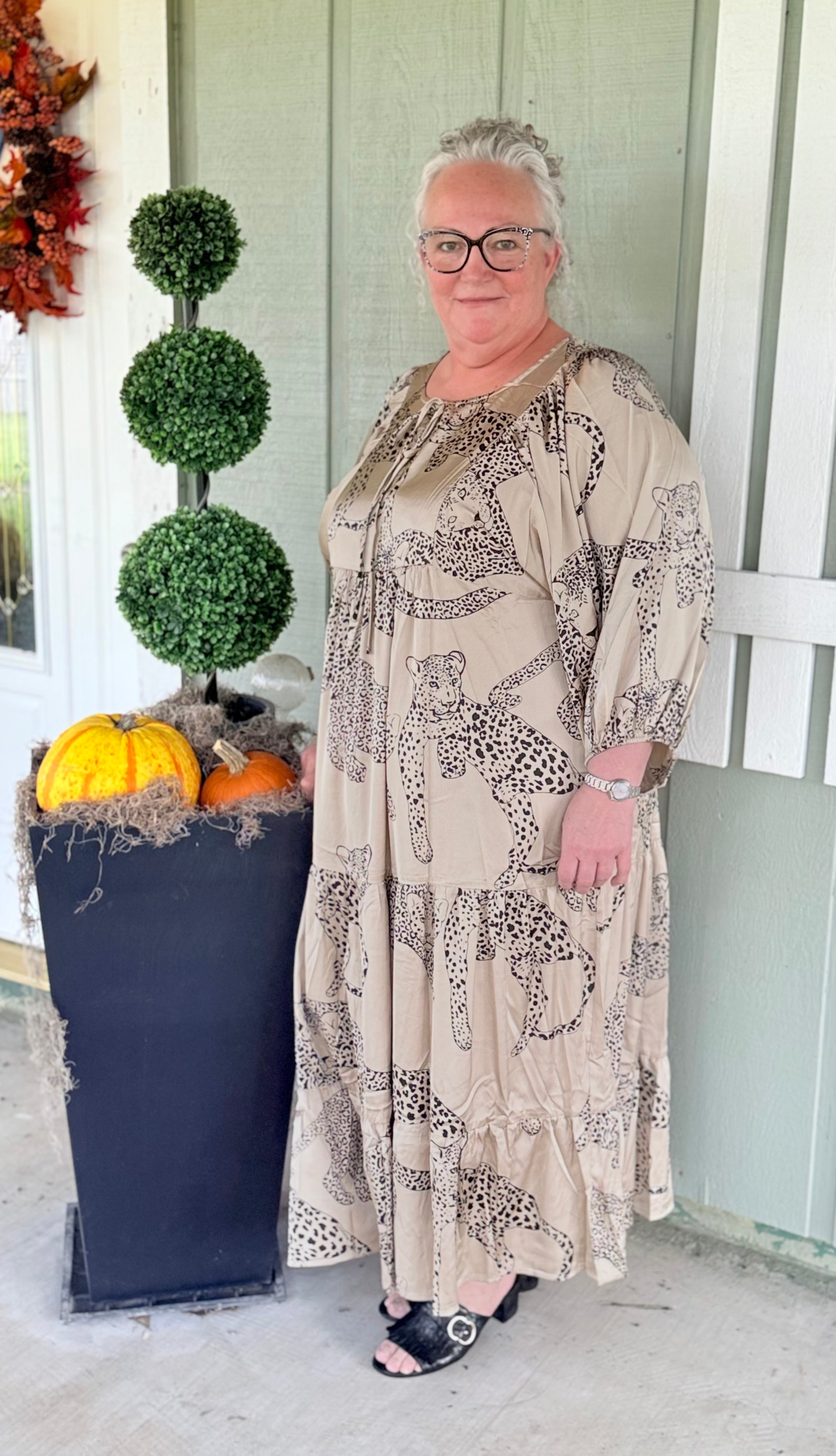Leopard Litany Dress