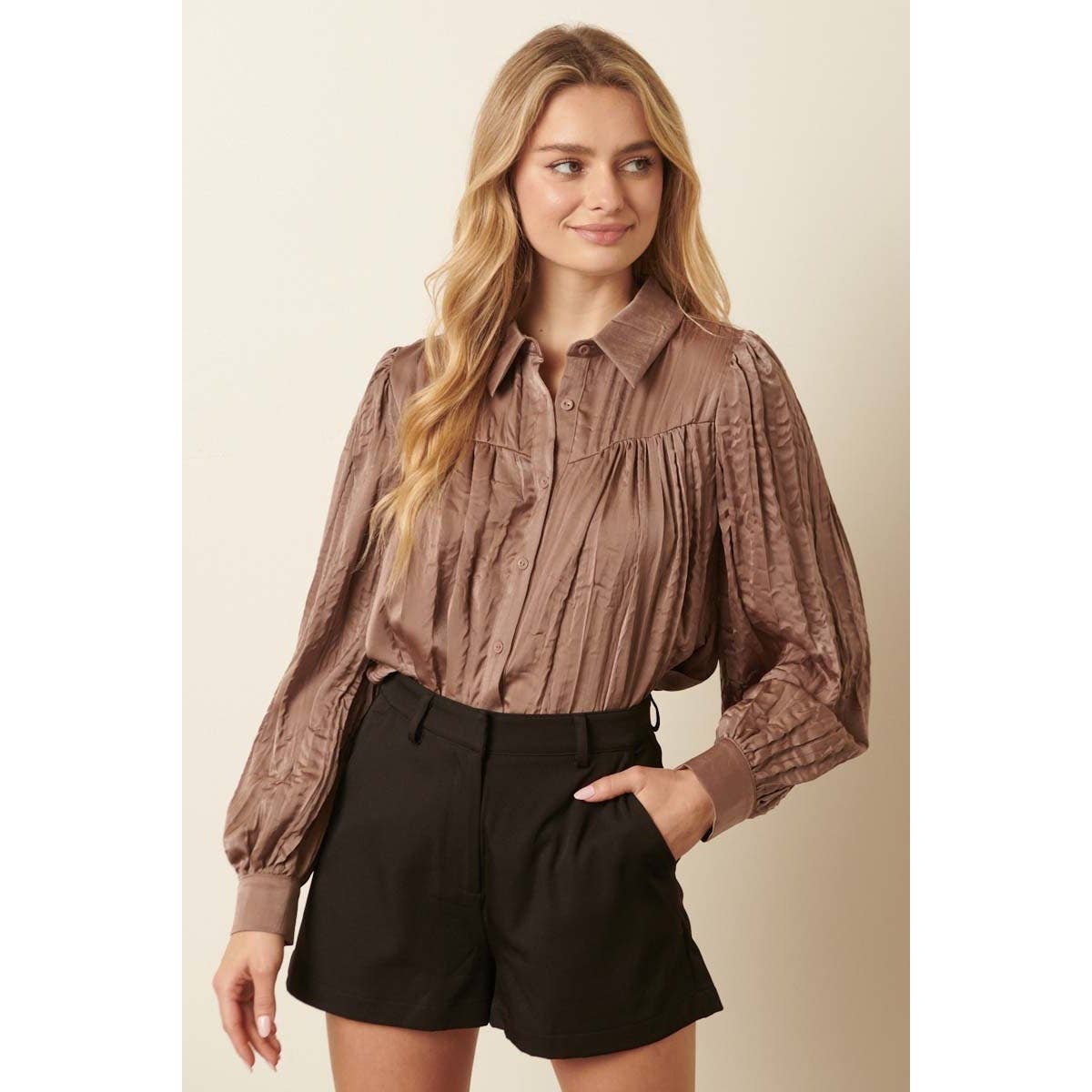 Crinkled Heirloom Blouse