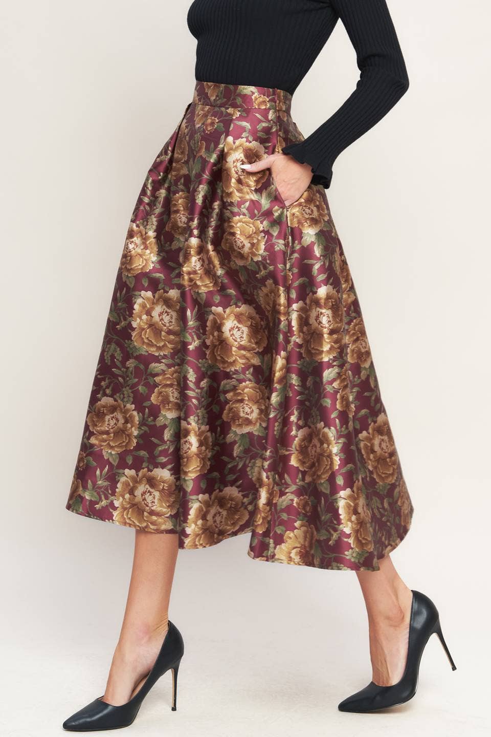 Golden Flora Skirt