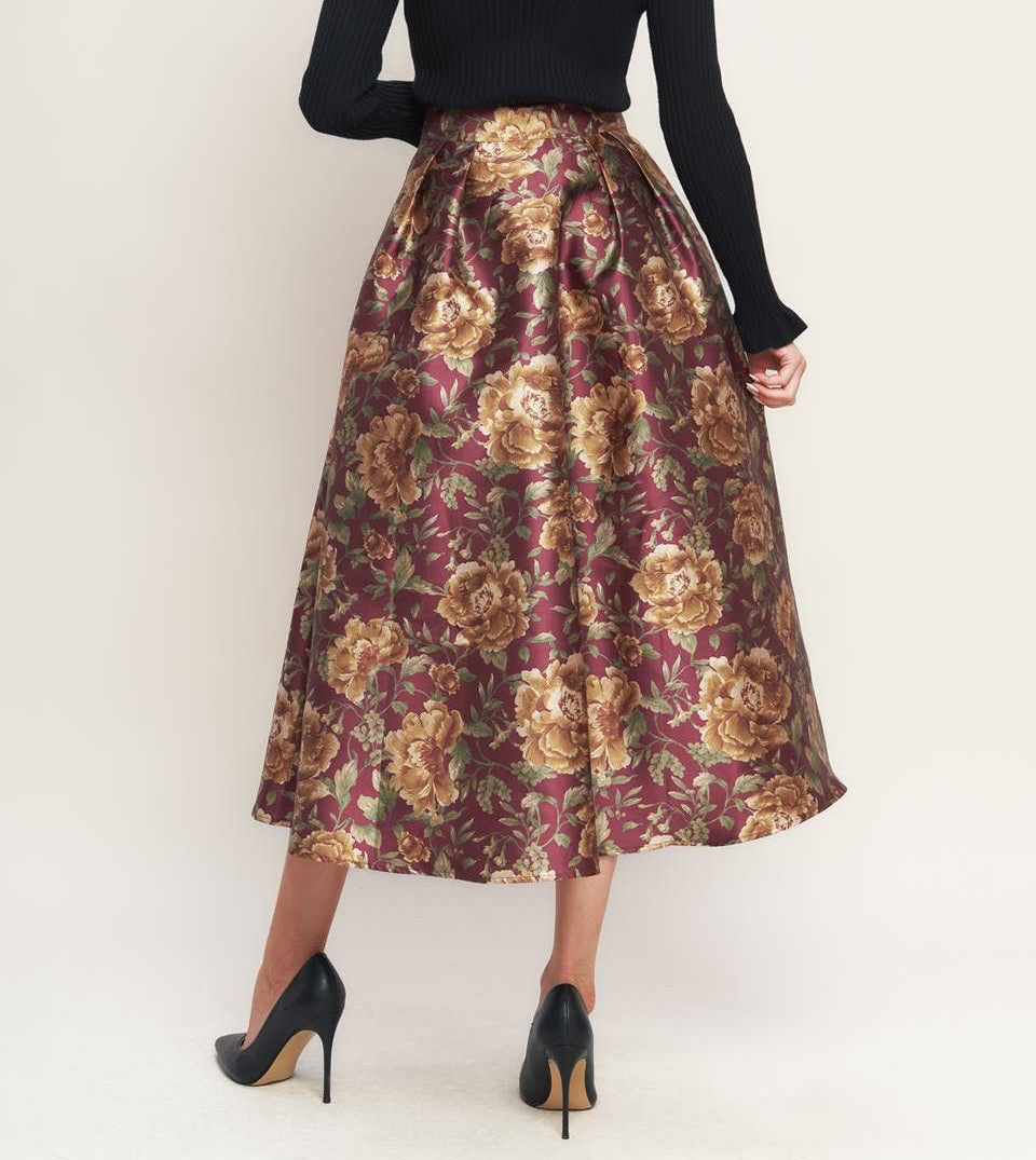 Golden Flora Skirt