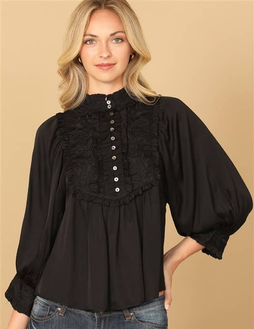 Eloise Ruffle Blouse