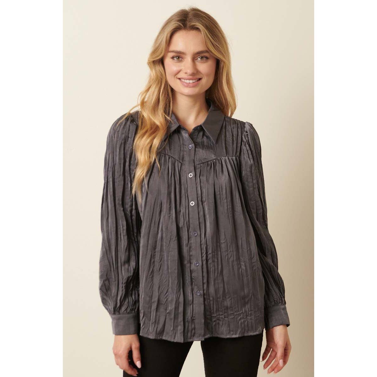 Crinkled Heirloom Blouse
