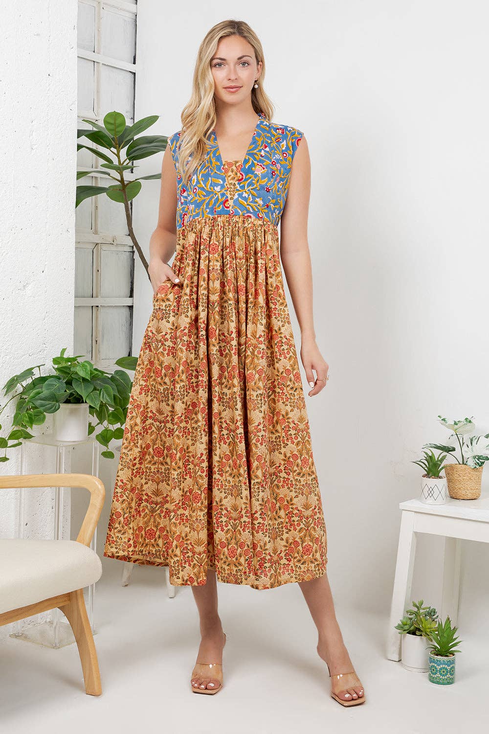 Marigold Mosaic Dress