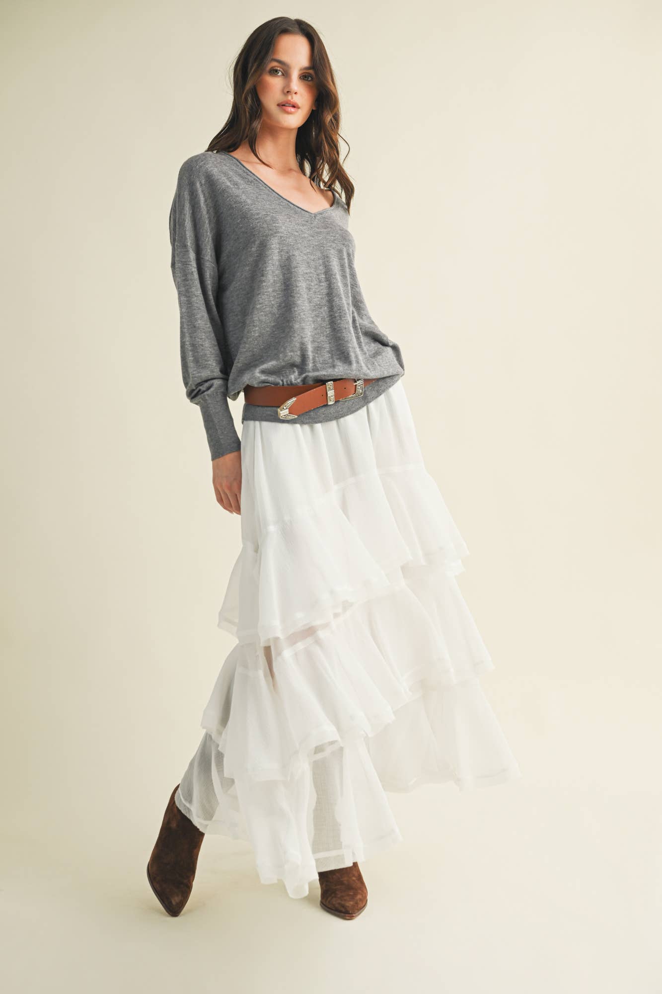 Cloudlight Tiered Skirt