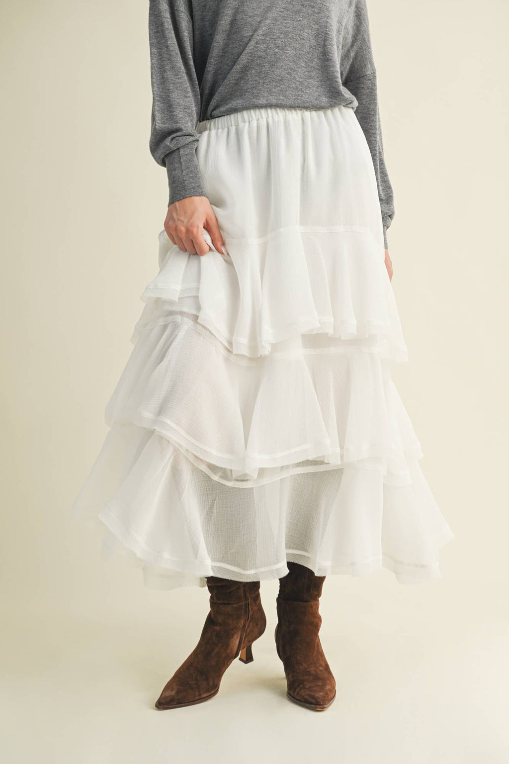 Cloudlight Tiered Skirt