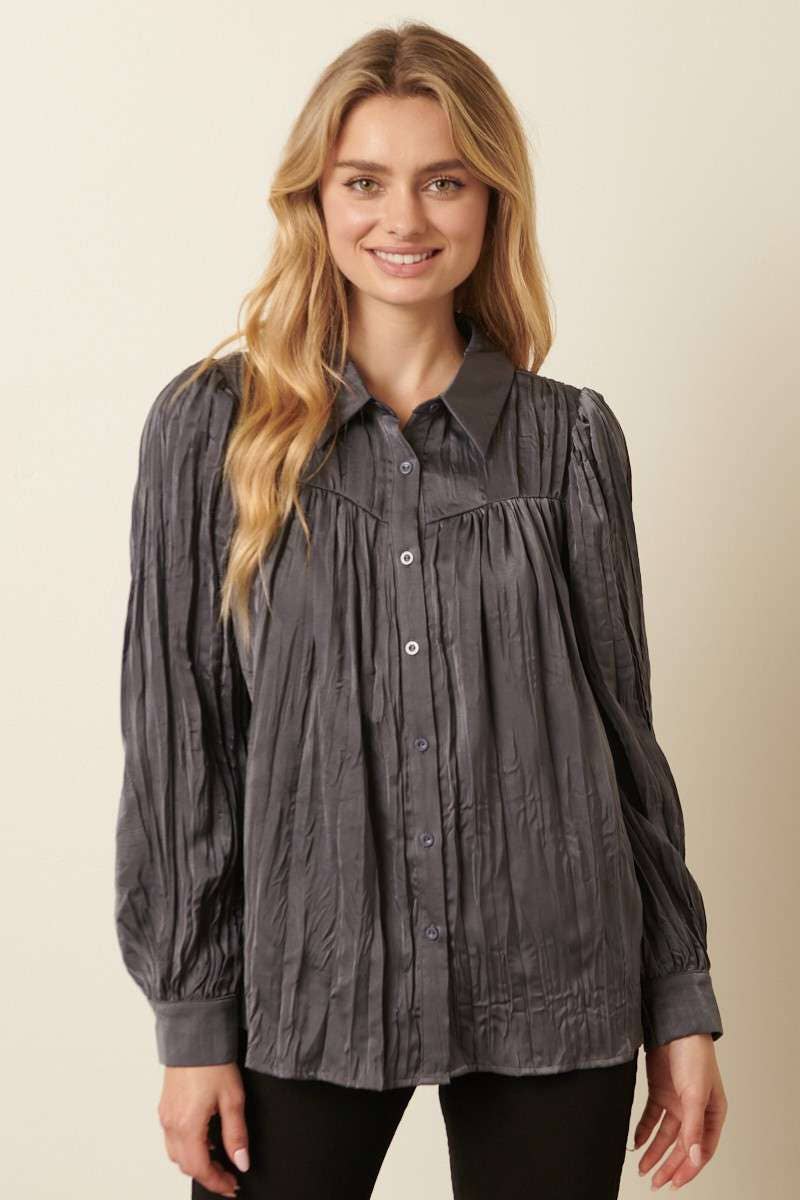 Crinkled Heirloom Blouse