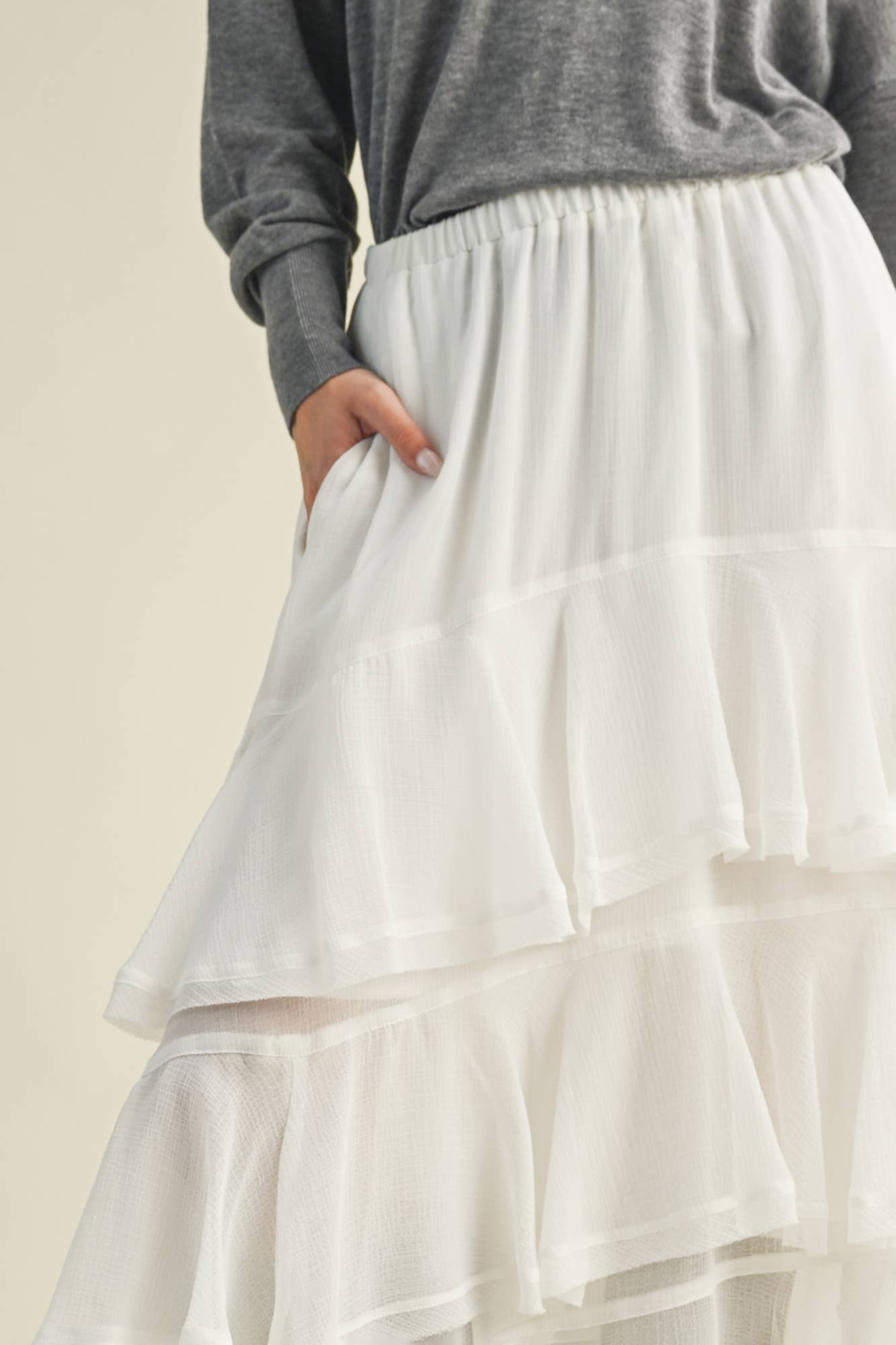 Cloudlight Tiered Skirt