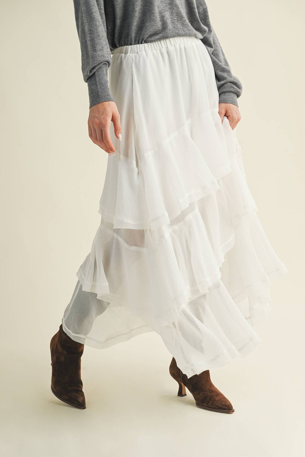 Cloudlight Tiered Skirt